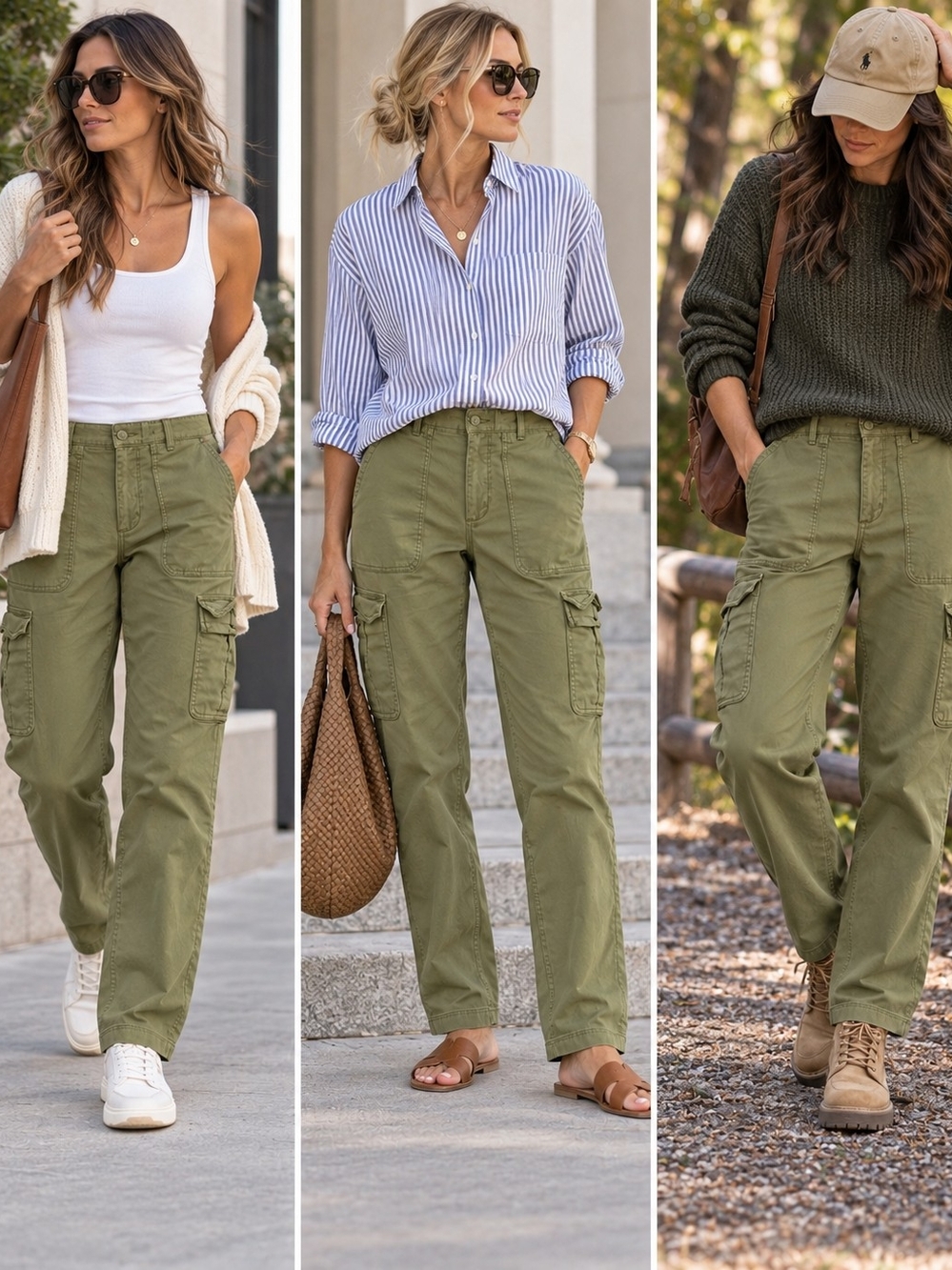 Old Navy  Olive Green Cargo Pants